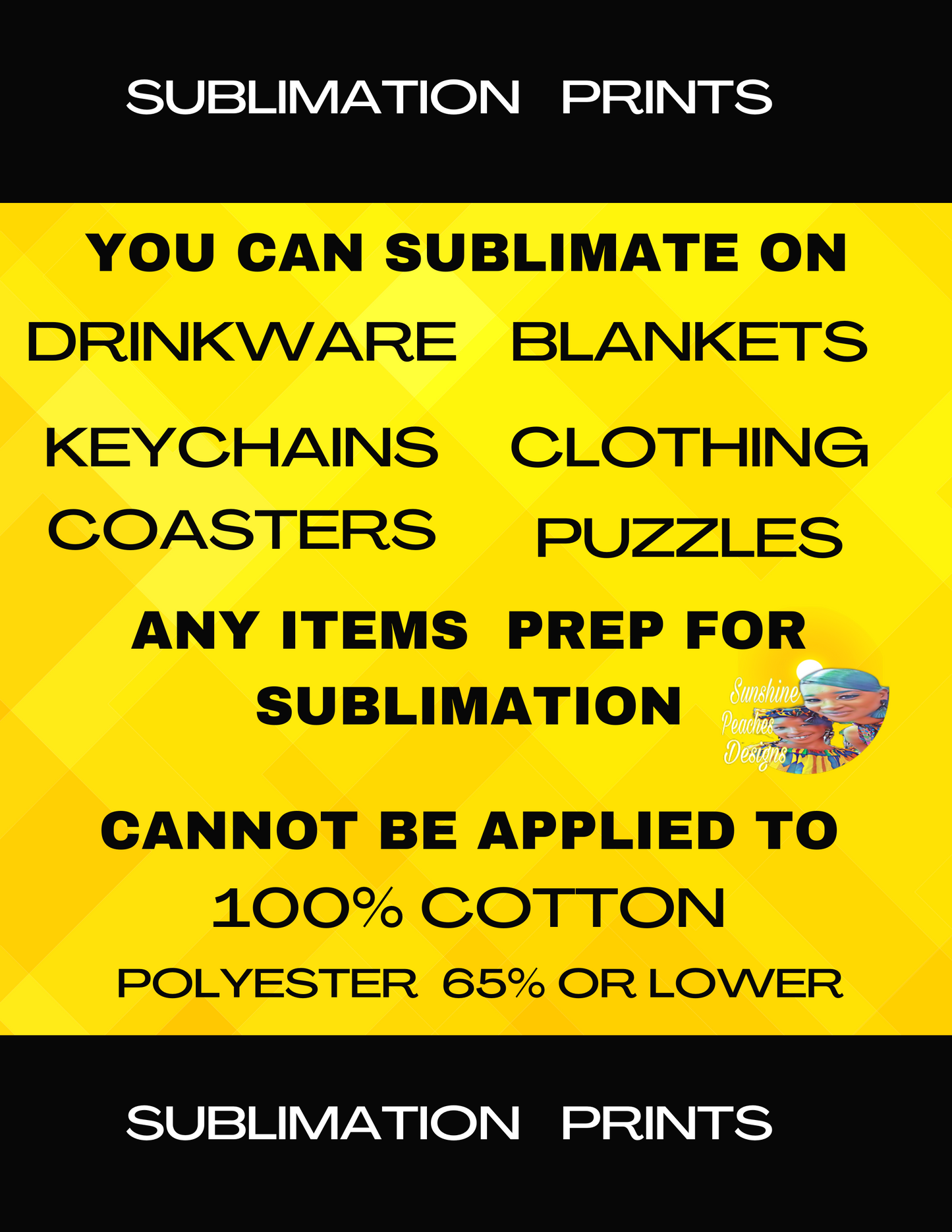 SUBLIMATION TRANSFER/PRINTS