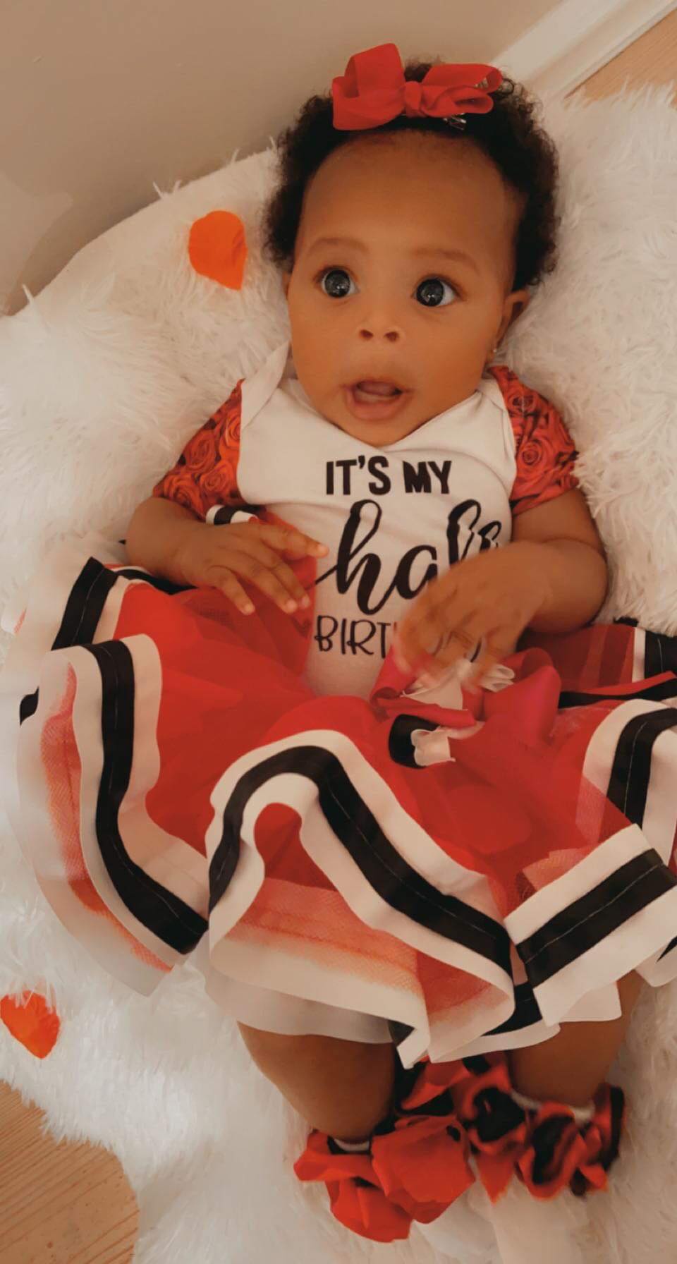 Ribbon Trim Tutu Outfit