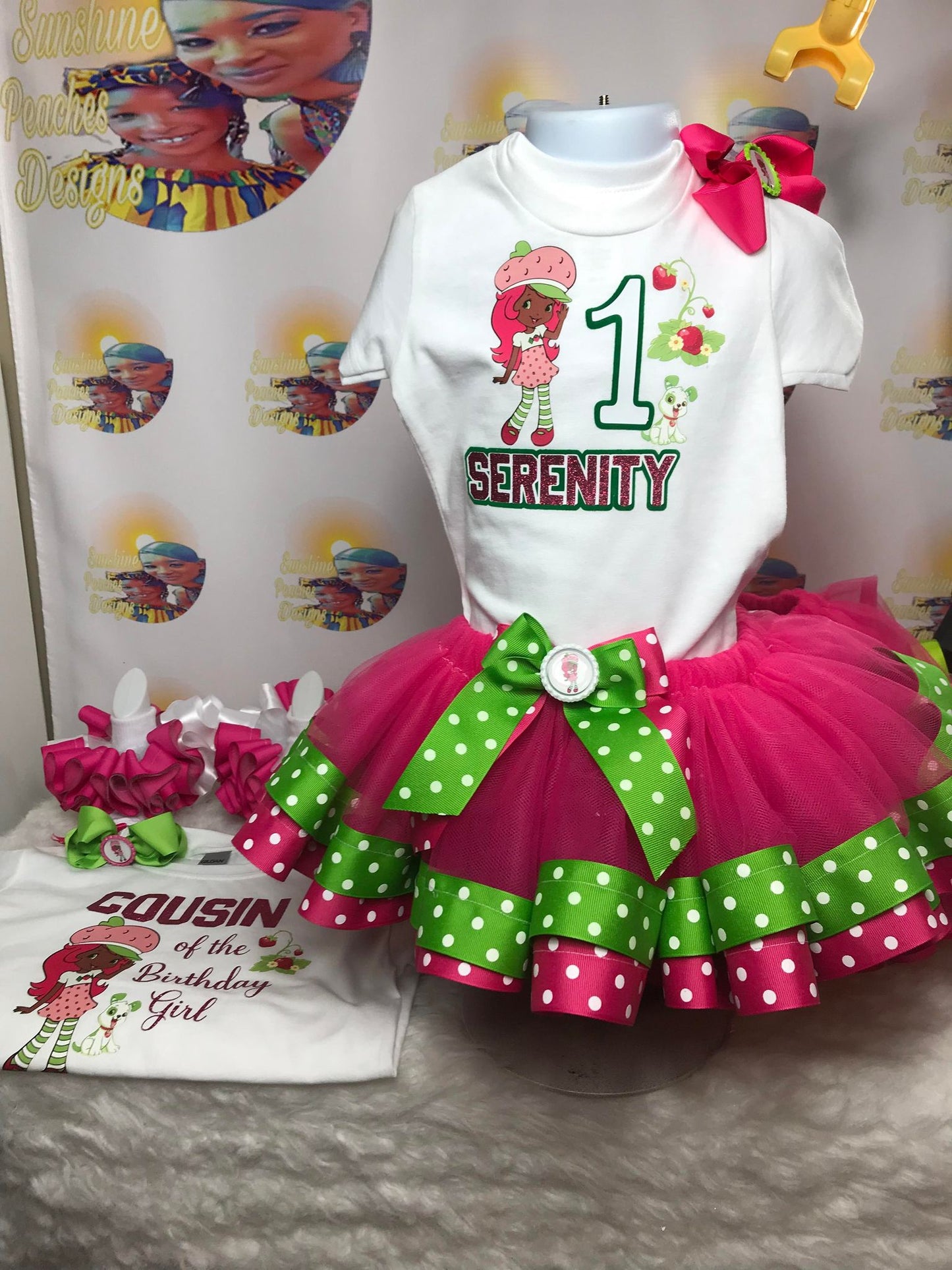 Ribbon Trim Tutu Outfit
