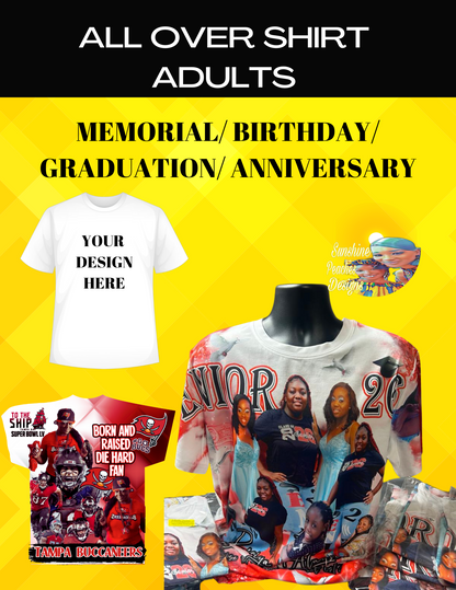 All Over Shirts (3D) ADULTS