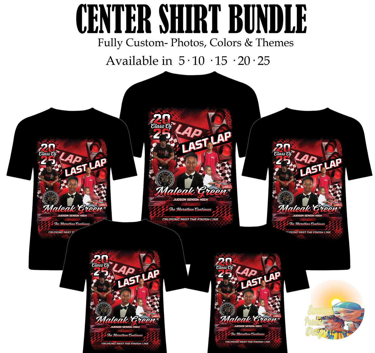 CENTER SHIRT BUNDLE + FREE BUTTONS