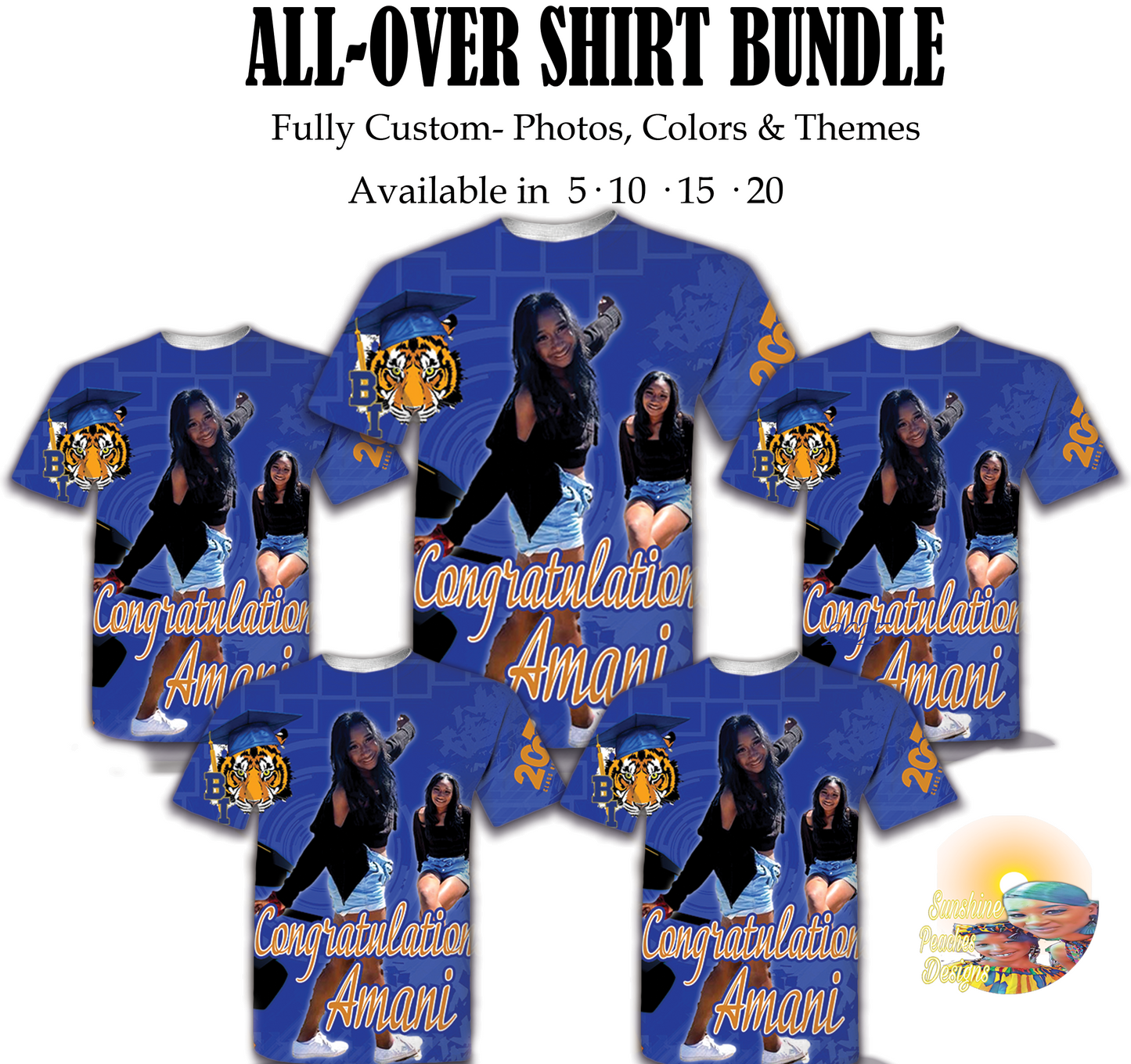 ALL-OVER SHIRT BUNDLE + FREE BUTTONS