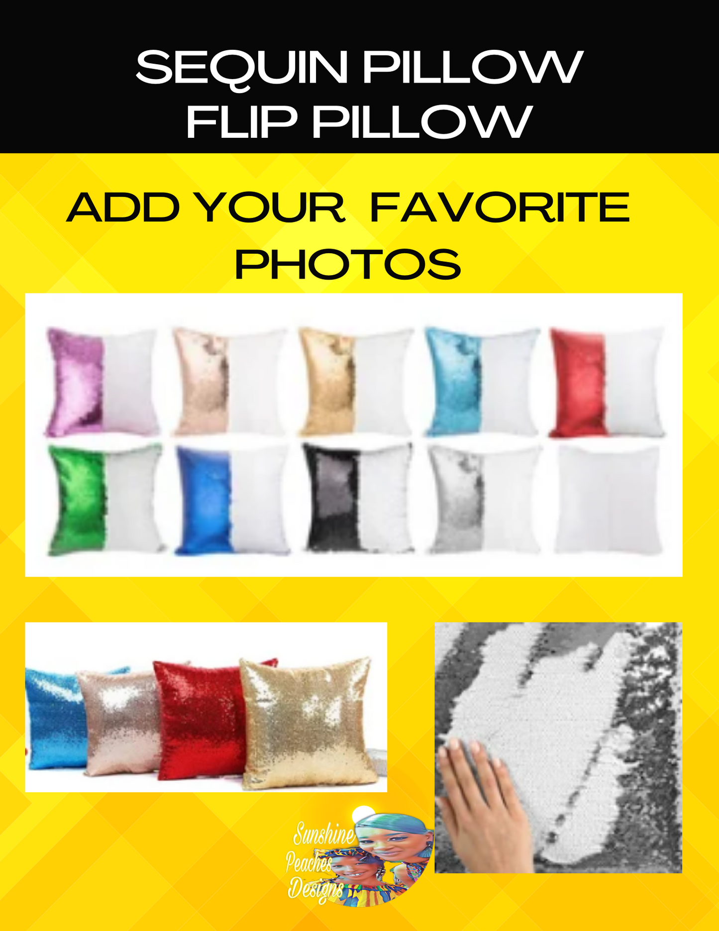 Pillow Sequin (Flip)